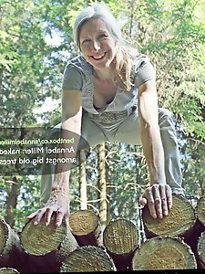 Annabel Miller naked amongst big old trees