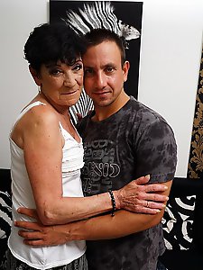 Naughty mature lady doing her toy boy