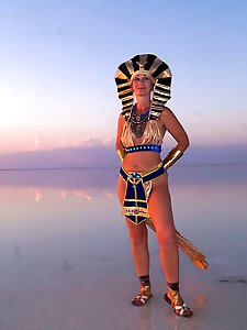 Colorful Elton Evening in Egypt style