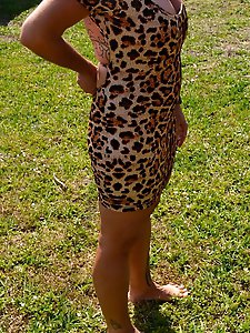 Outdoor playtime with sex toys