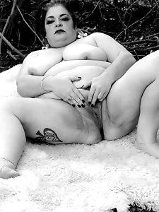 A chubby nurse is taken by an elderly physician