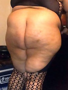 Elderly women indulging in pleasure